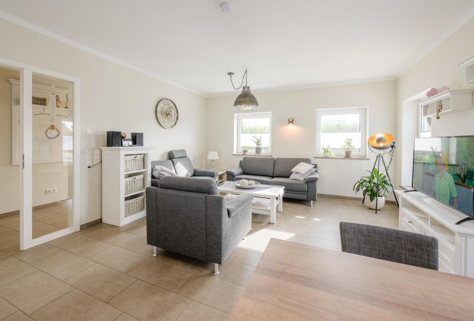 Ferienhaus Seeblick Walchum Bagian luar foto