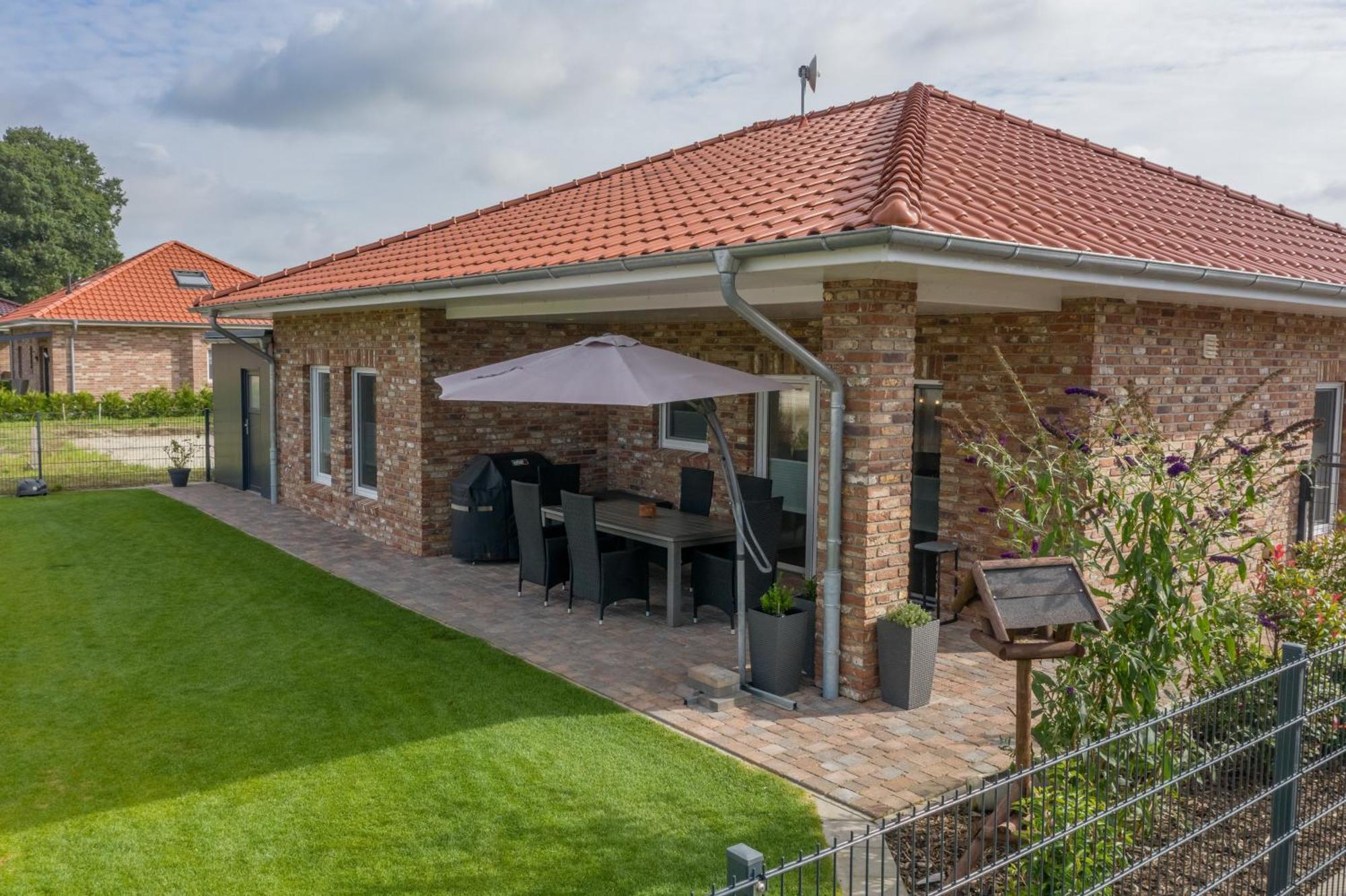 Ferienhaus Seeblick Walchum Bagian luar foto
